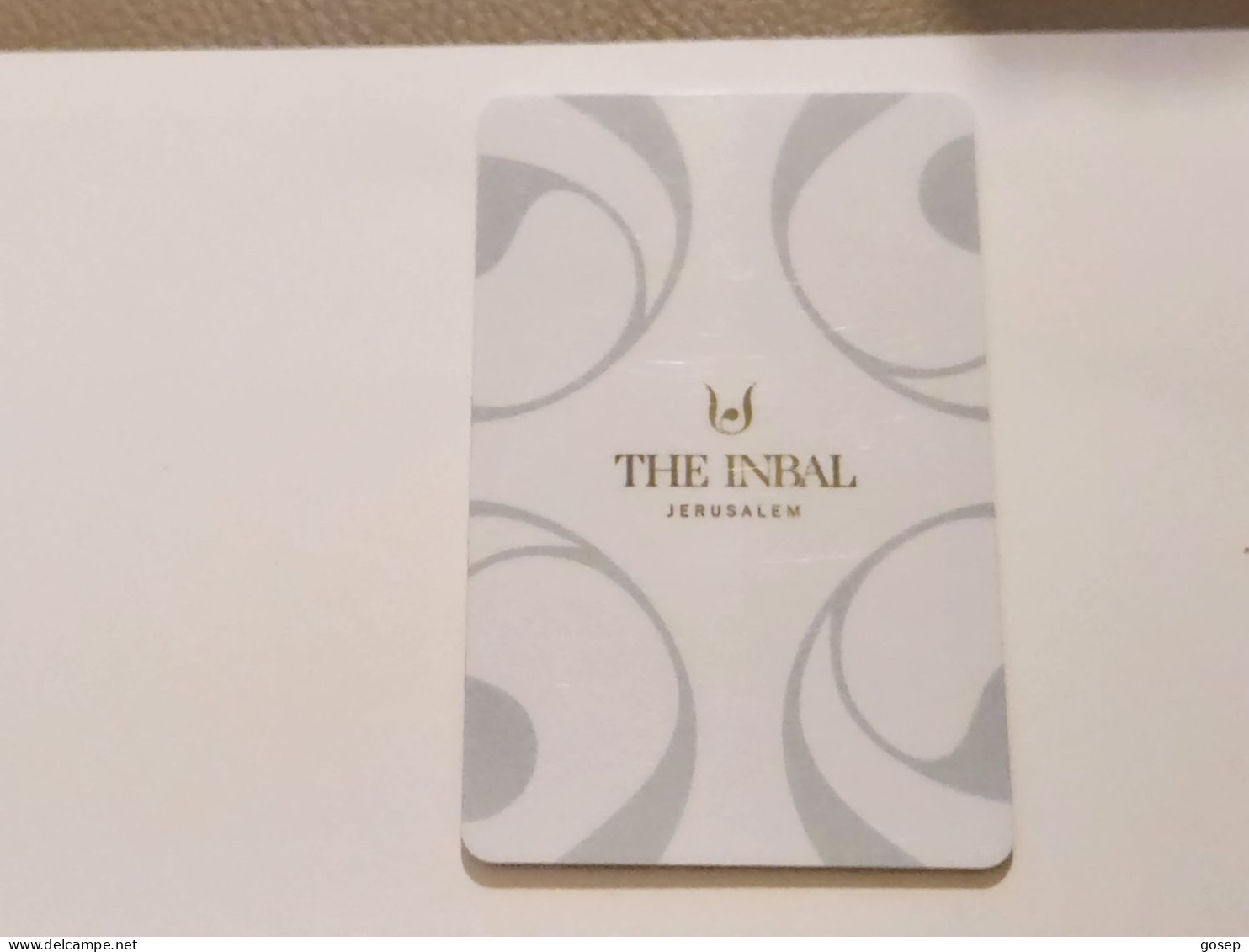 ISRAEL-THE INBAL HOTAL-JERUSALEM-HOTAL-KEY-(1084)-good - Hotel Keycards