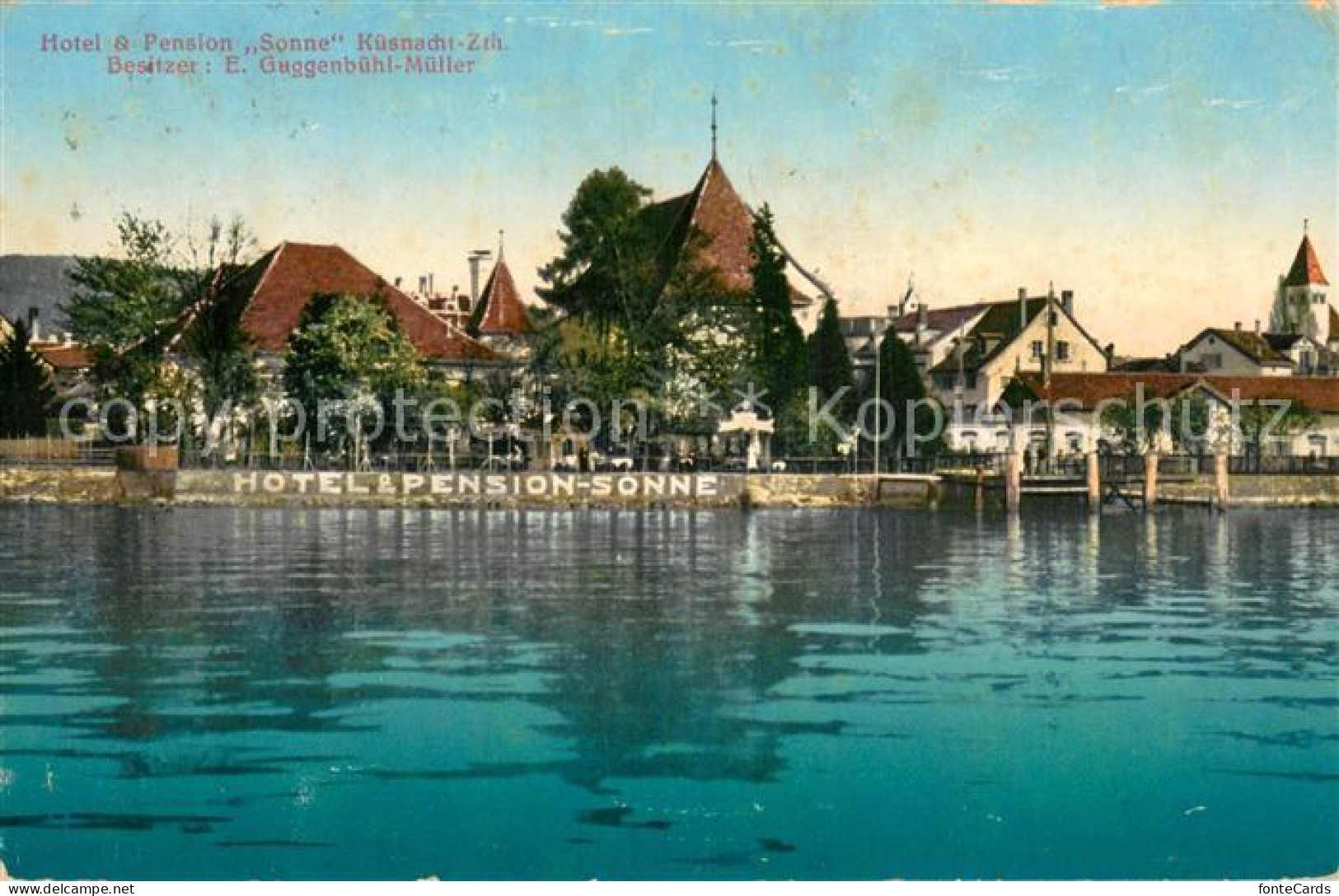 13729001 Kuesnacht Zuerichsee Hotel Pension Sonne Kuesnacht Zuerichsee - Autres & Non Classés