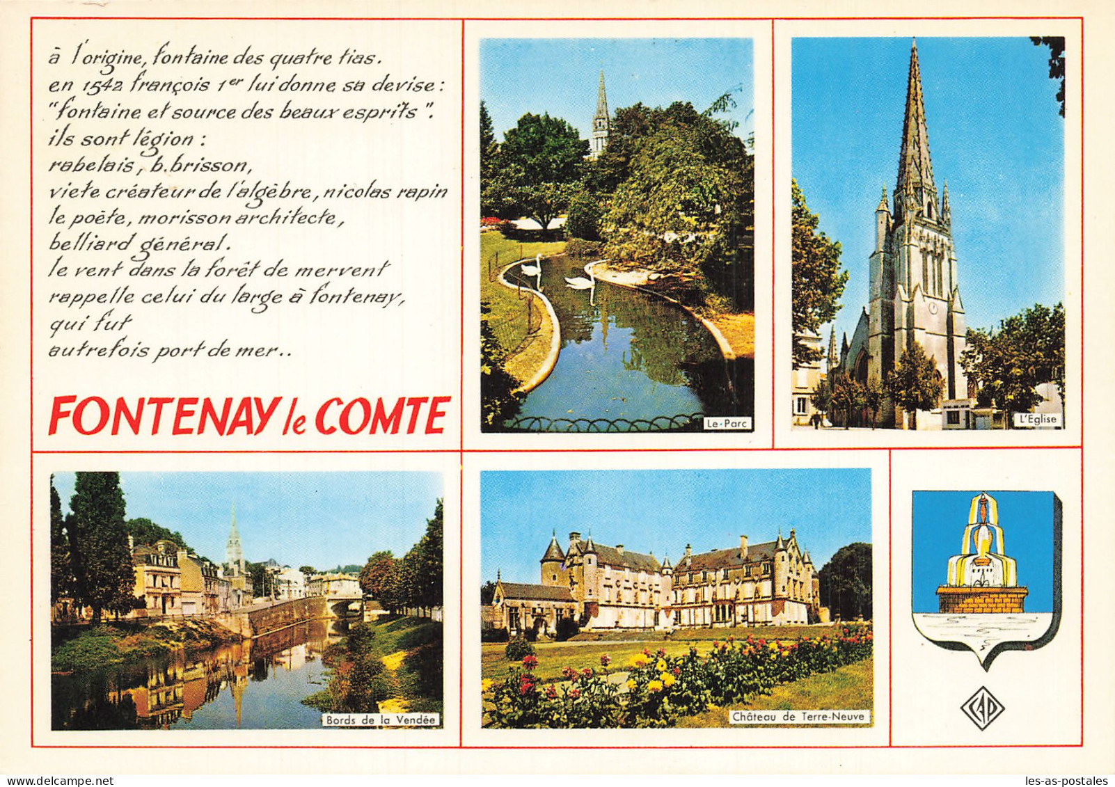 85 FONTENAY LE COMTE  - Fontenay Le Comte