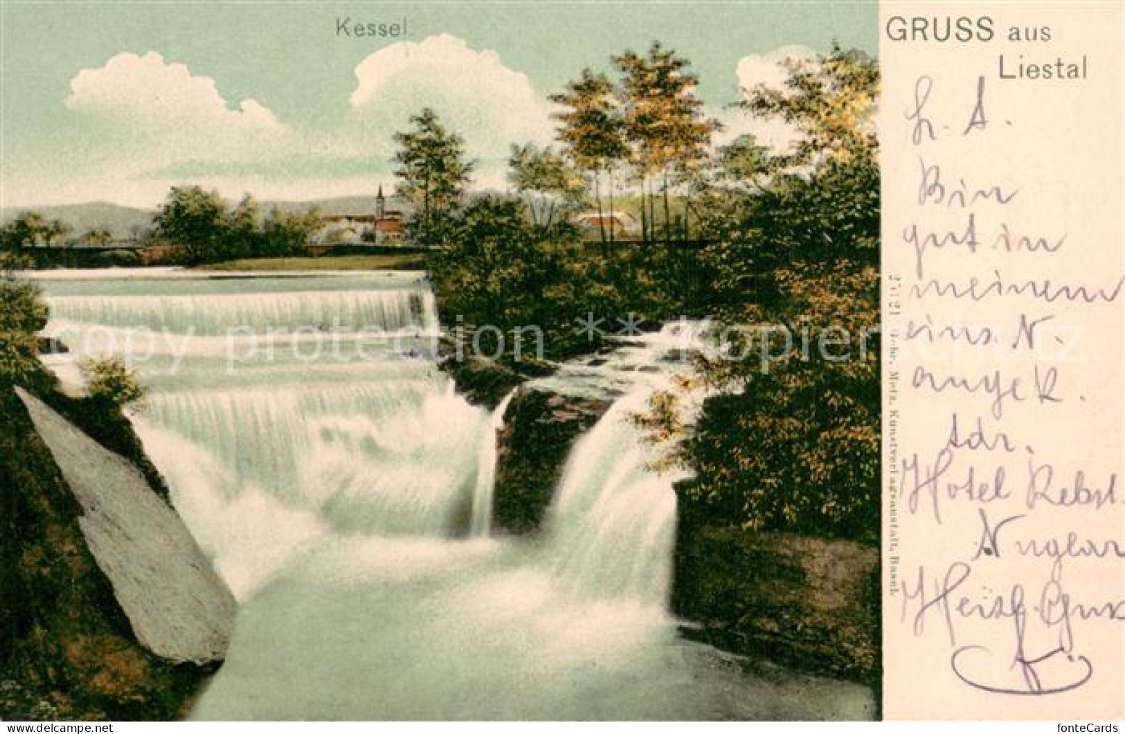 13728890 Liestal BL Kessel Wasserfall  - Autres & Non Classés