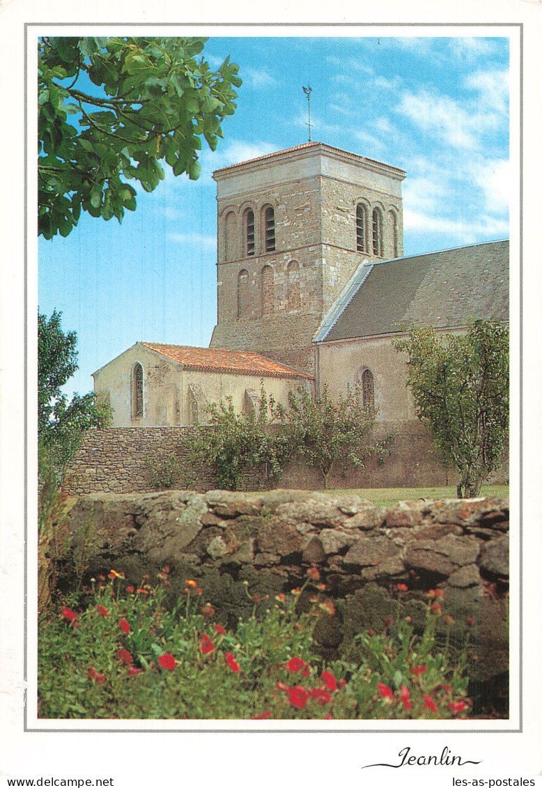 85 L ILE D YEU L EGLISE SAINT SAUVEUR  - Ile D'Yeu