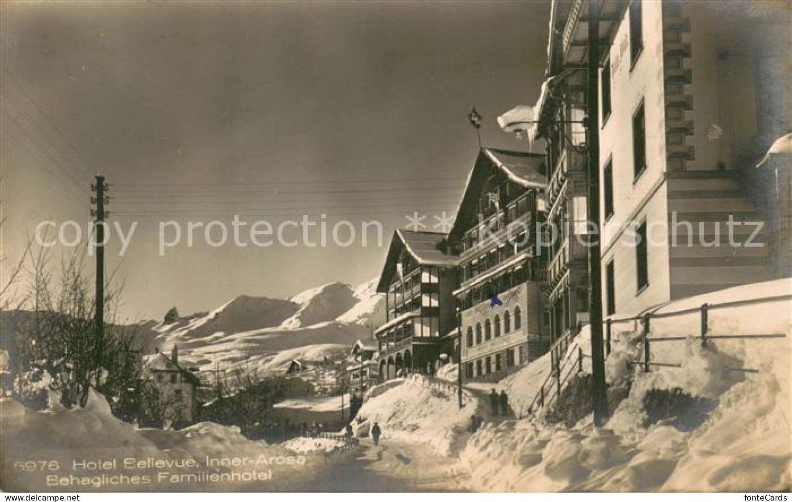 13728852 Inner Arosa Hotel Bellevue Winteridyll Inner Arosa - Autres & Non Classés