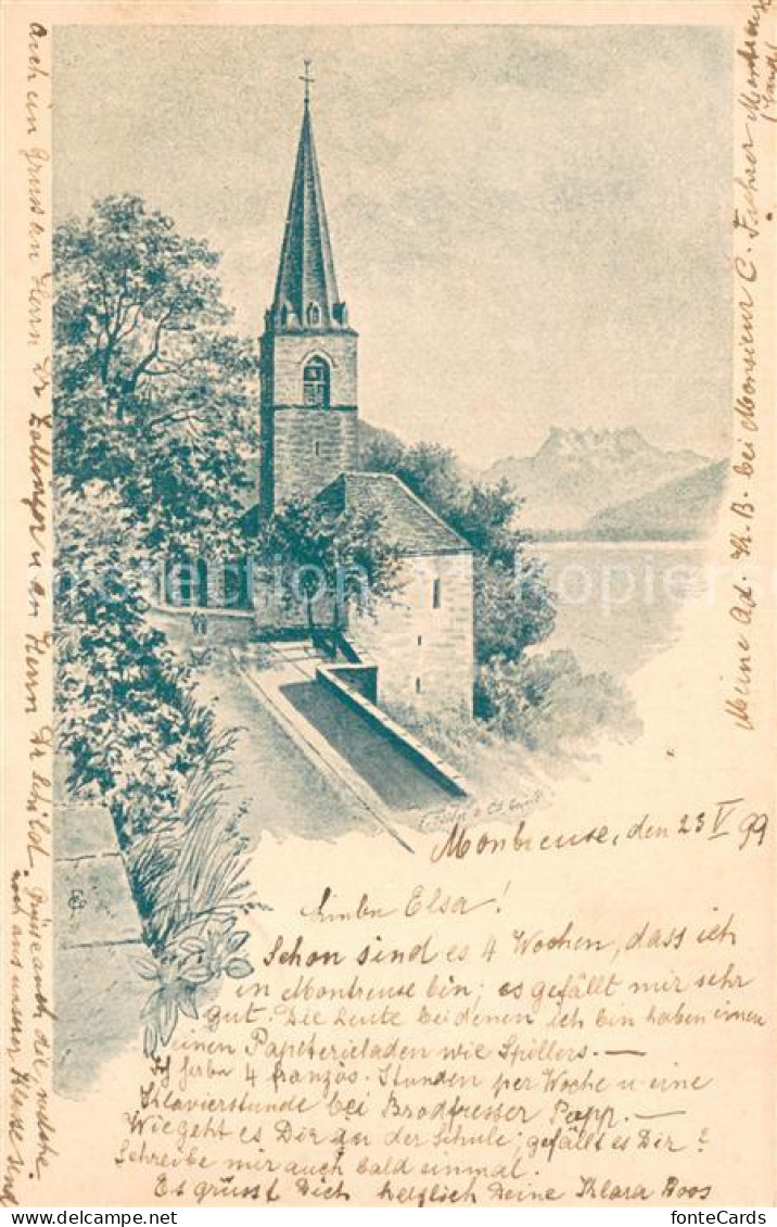 13728603 Montreux  VD Eglise  - Altri & Non Classificati