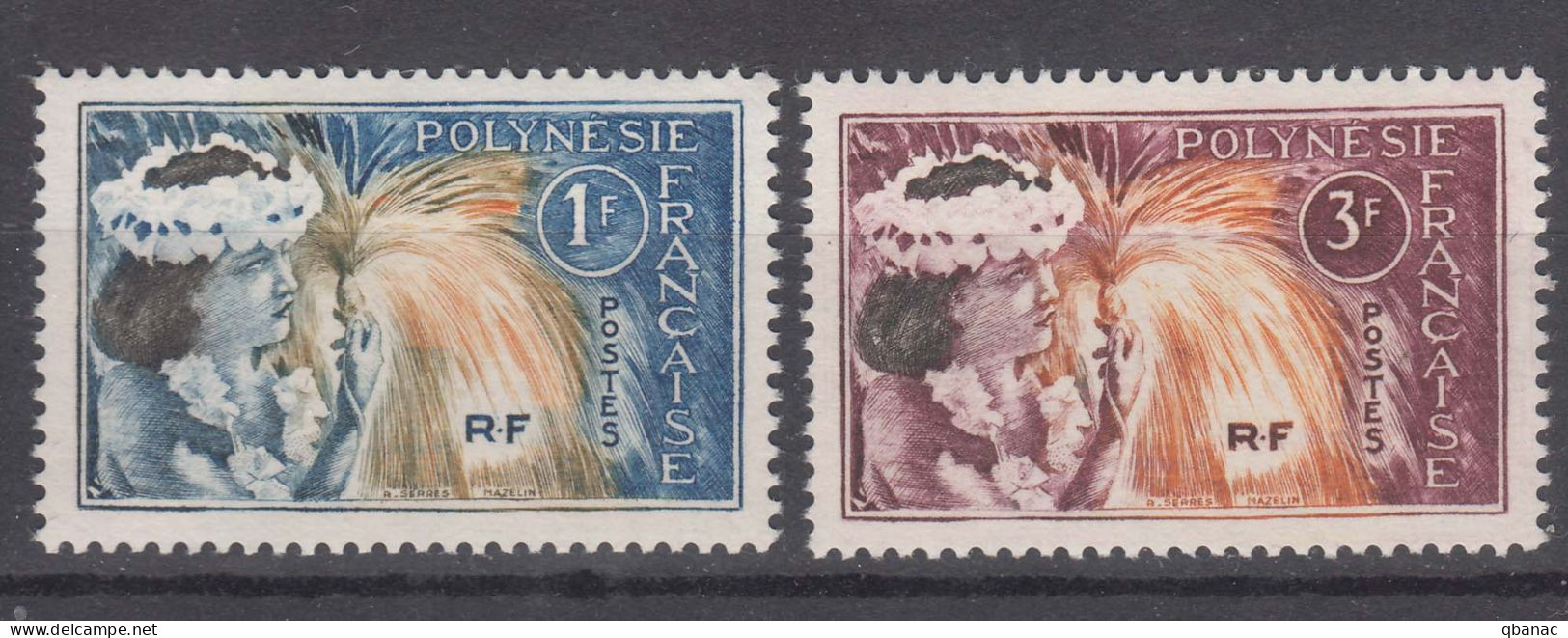 French Polynesia Polinesie 1964 Mi#33-34 Mint Never Hinged - Nuovi