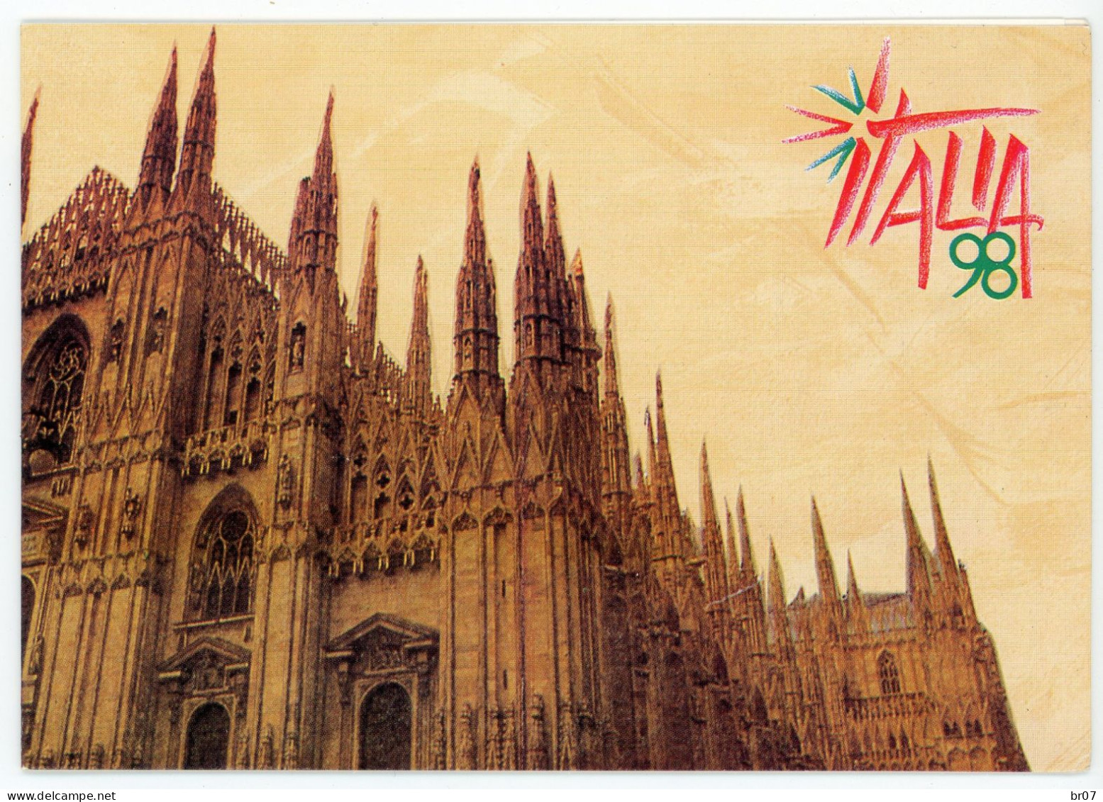 ERINNOPHILIE ITALIE 1998 BLOC 6 X VIGNETTE  DANS CARNET ESPOSIZIONE MONDIALE DI FILATELIA FIERA DI MILANO - 1991-00: Poststempel