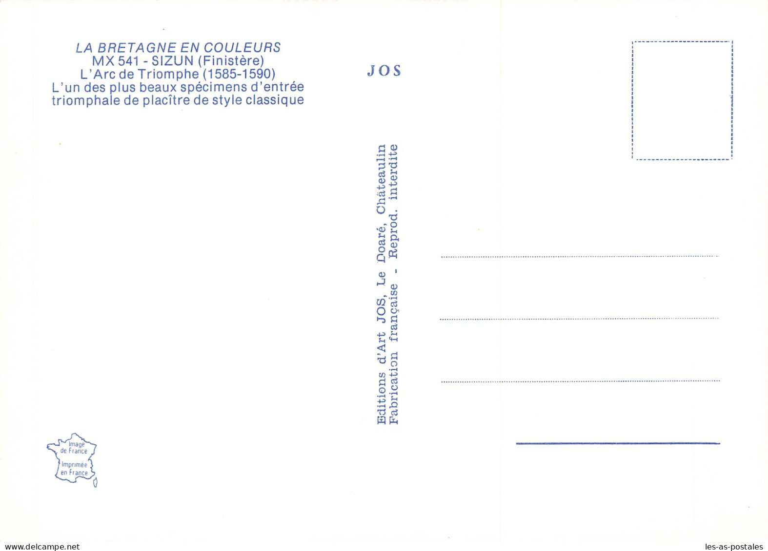 29 SIZUN L ARC DE TRIOMPHE - Sizun