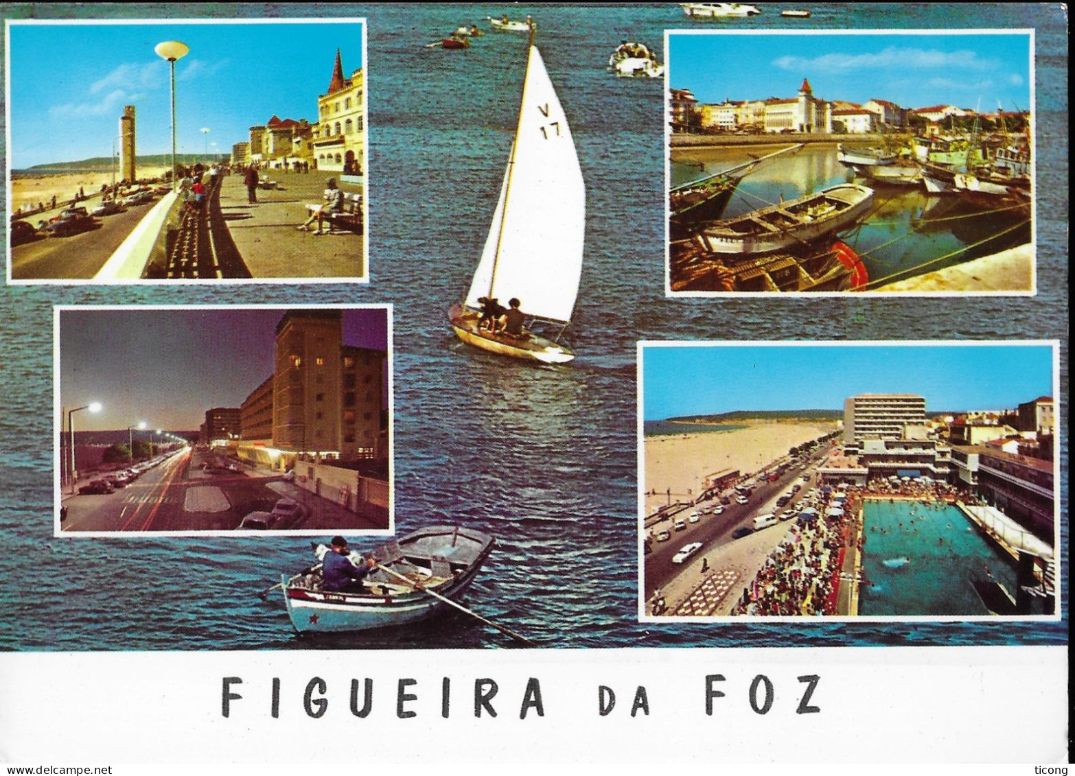 FIGUEIRA DA FOZ COIMBRA PORTUGAL 1987 - AFFRANCHISSEMENT MAISONS DU PORTUGAL, EDITION ANCORA LISBONNE,  A VOIR - Coimbra