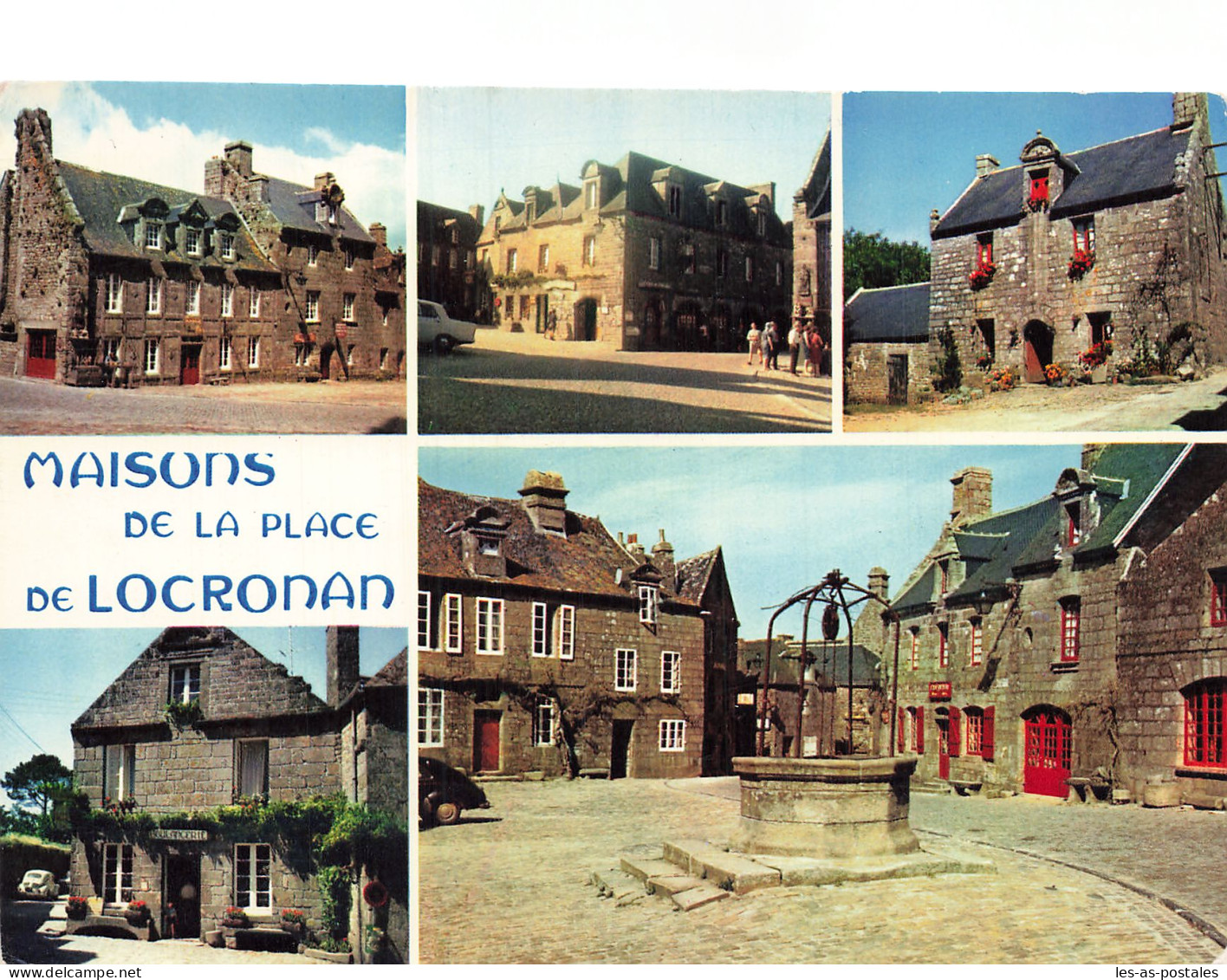 29 LOCRONAN LES MAISONS DE LA PLACE - Locronan