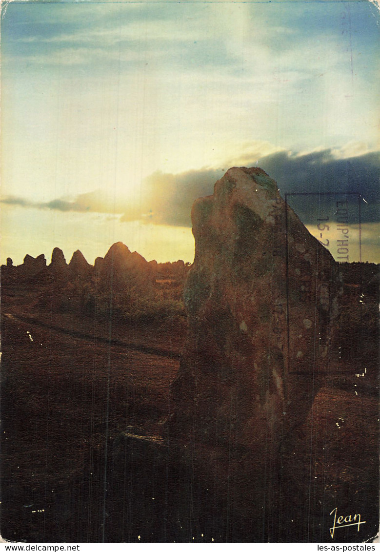 56 CARNAC LES MENHIRS - Carnac