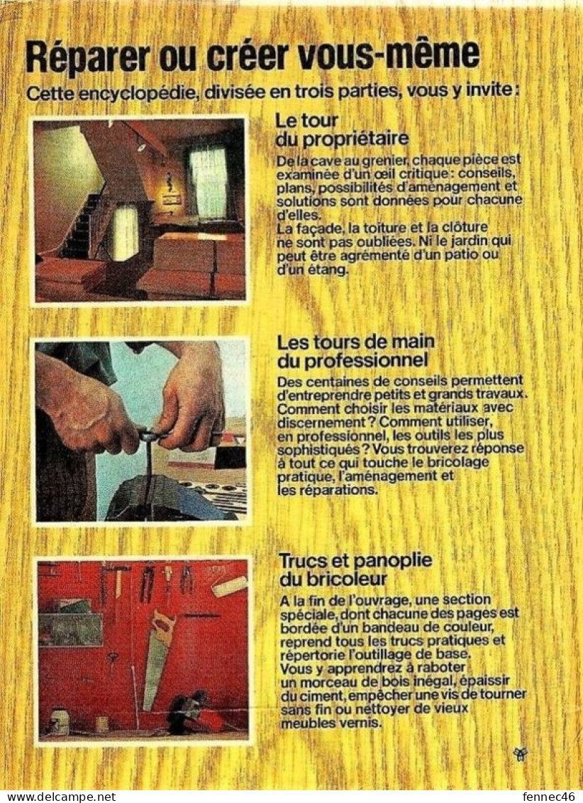 * Encyclopédie Pratique Du Bricolage (Encyclopédie Visuelle Elsevier) Relié – 1 Janvier 1978 - Enciclopedias