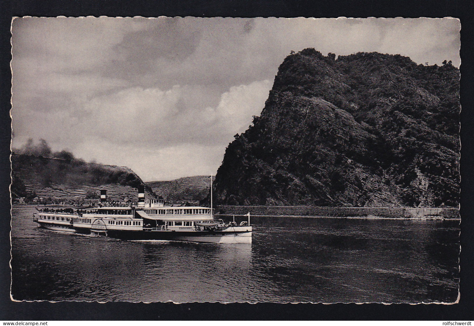 Dampfer "Kaiser Wilhelm" Vor Loreley - Paquebote