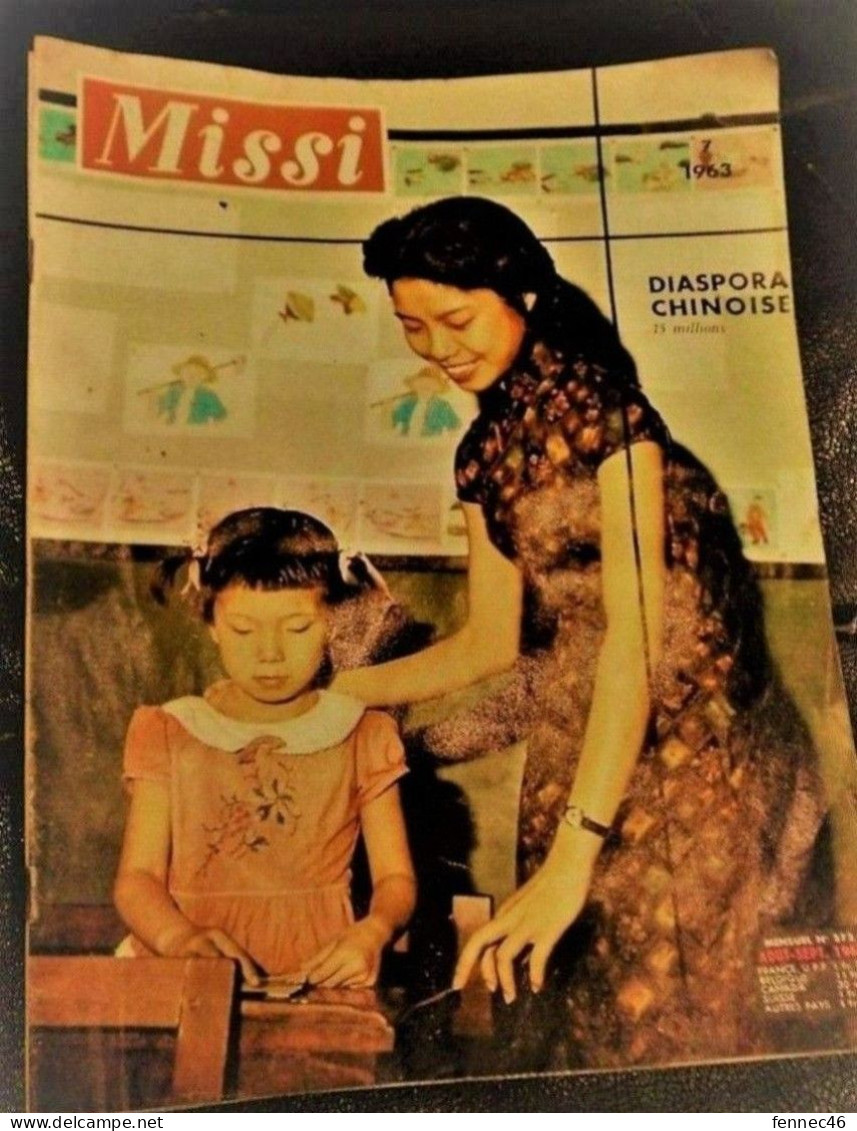 * Revue MISSI N° 272 - AOUT-SEPT 1963 -   En Titre  : Diaspora Chinoise - 1950 à Nos Jours