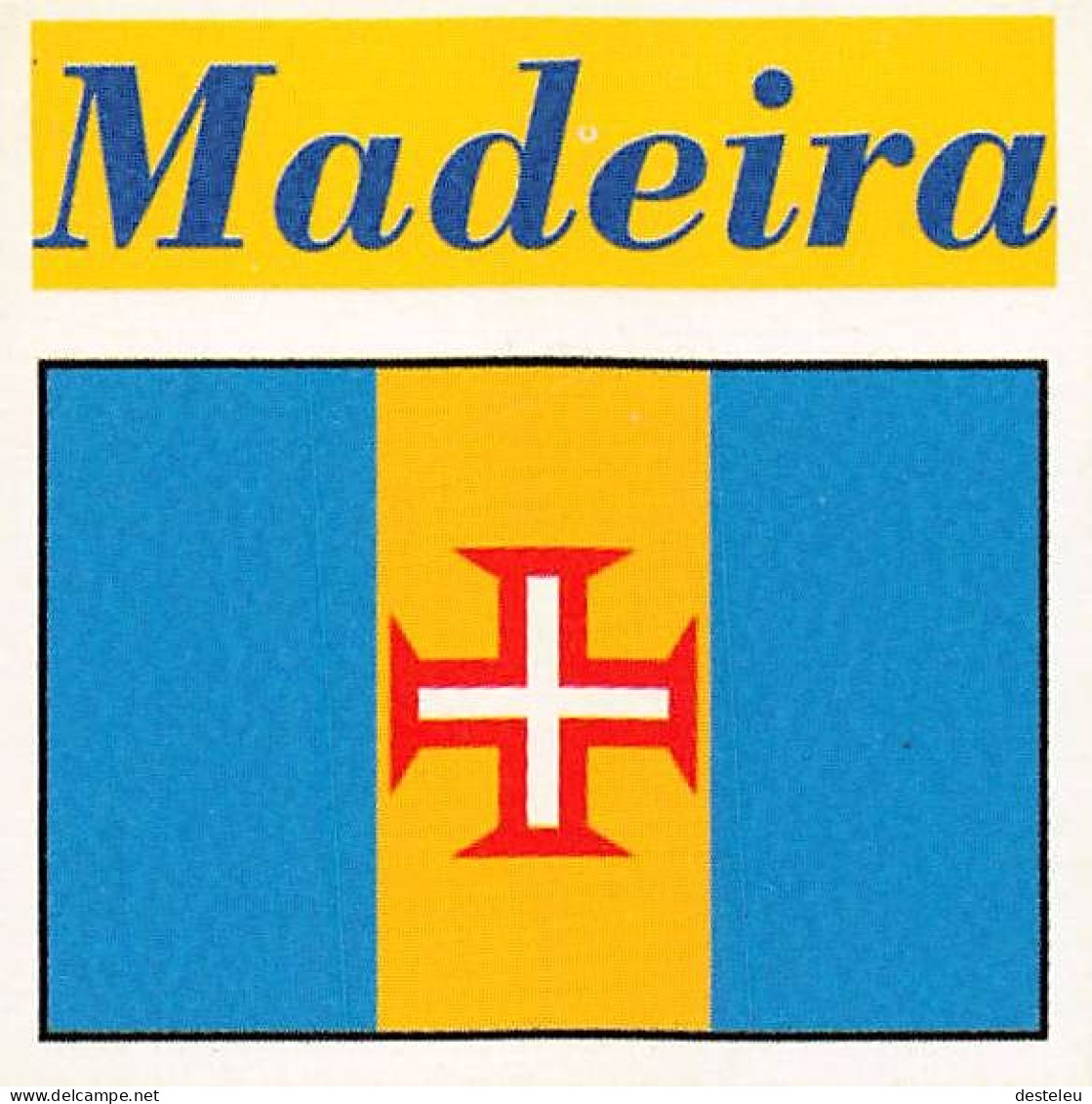 Flag Chromo - Madeira.- 5 X 5 Cm - Other & Unclassified