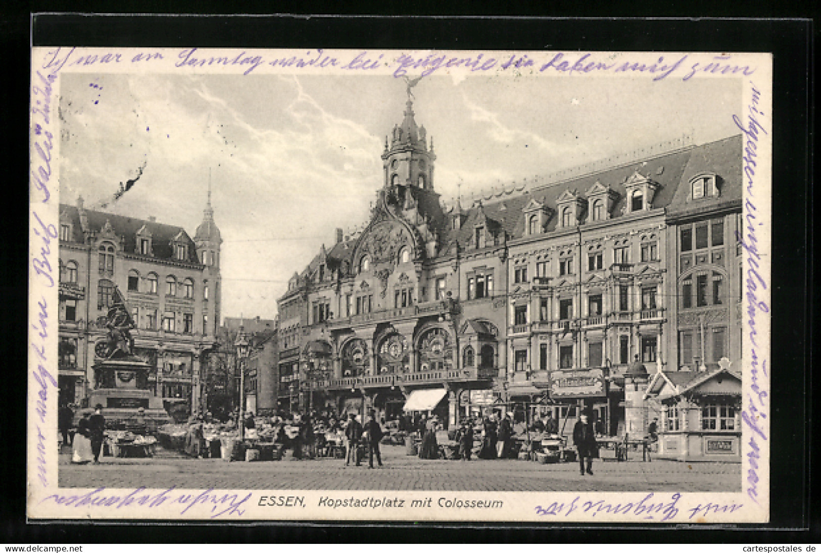 AK Essen, Kopstadtplatz Mit Colosseum  - Essen