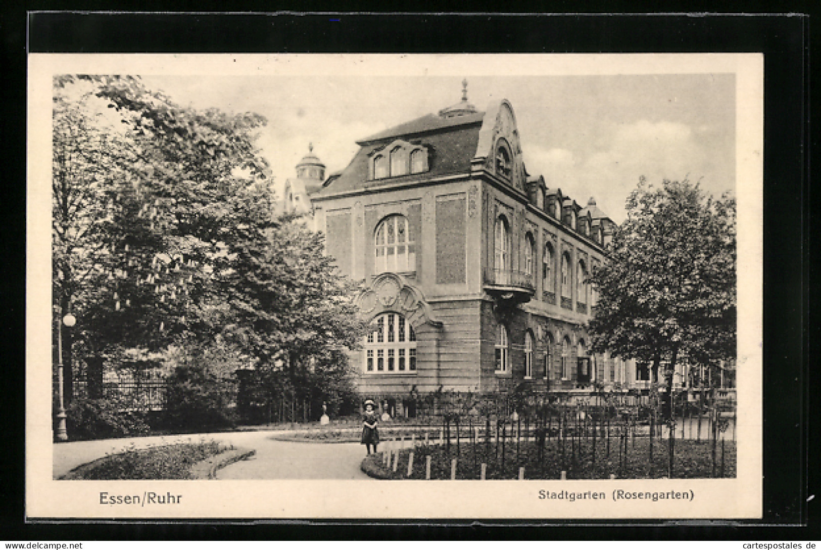 AK Essen /Ruhr, Stadtgarten Rosengarten  - Essen