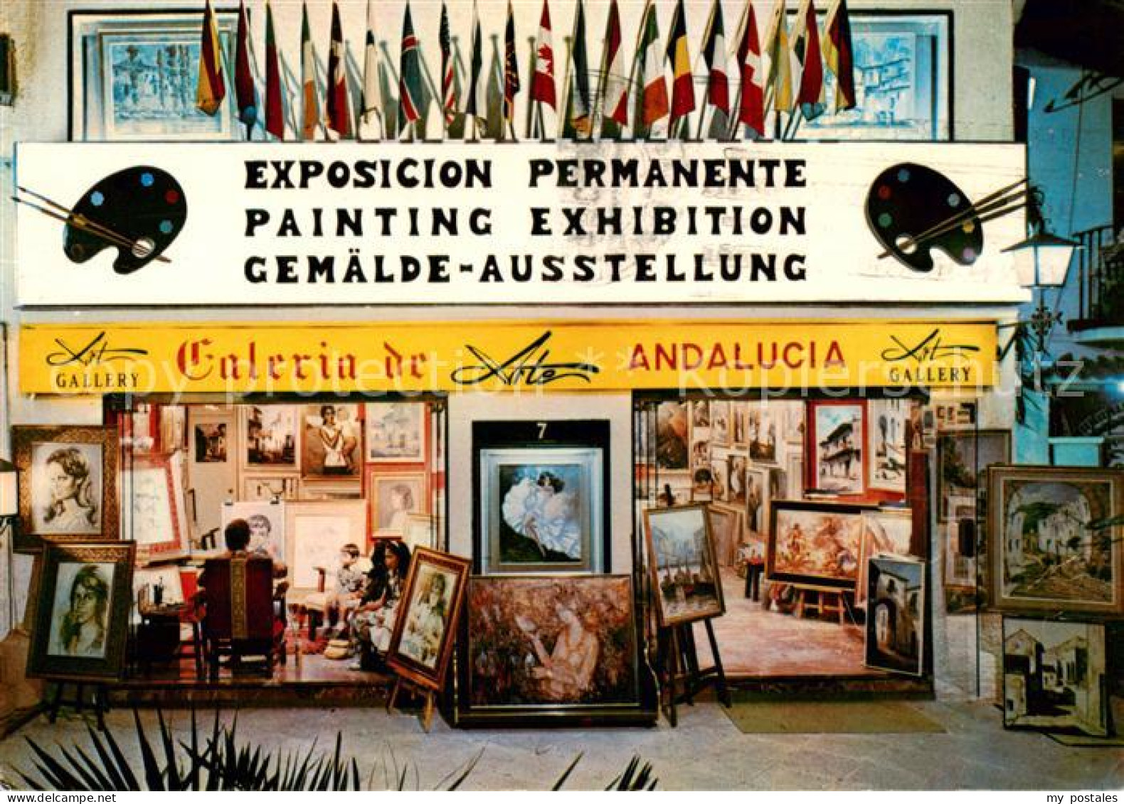 73857714 Torremolinos ES Gemaeldeausstellung Galeria De Arte Andalucia  - Altri & Non Classificati