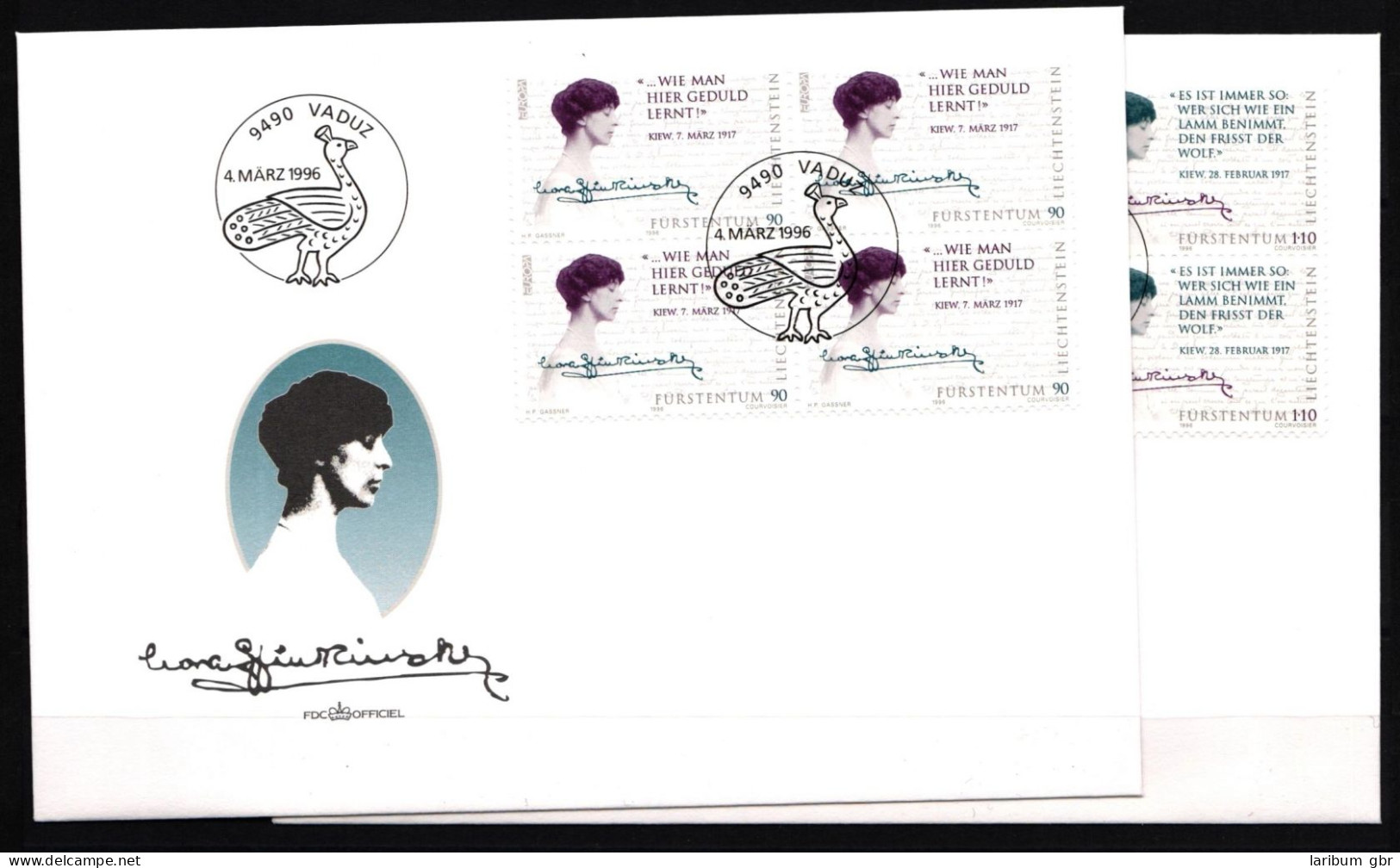 Liechtenstein 1124-1125 Gestempelt Als FDC #JI055 - Other & Unclassified