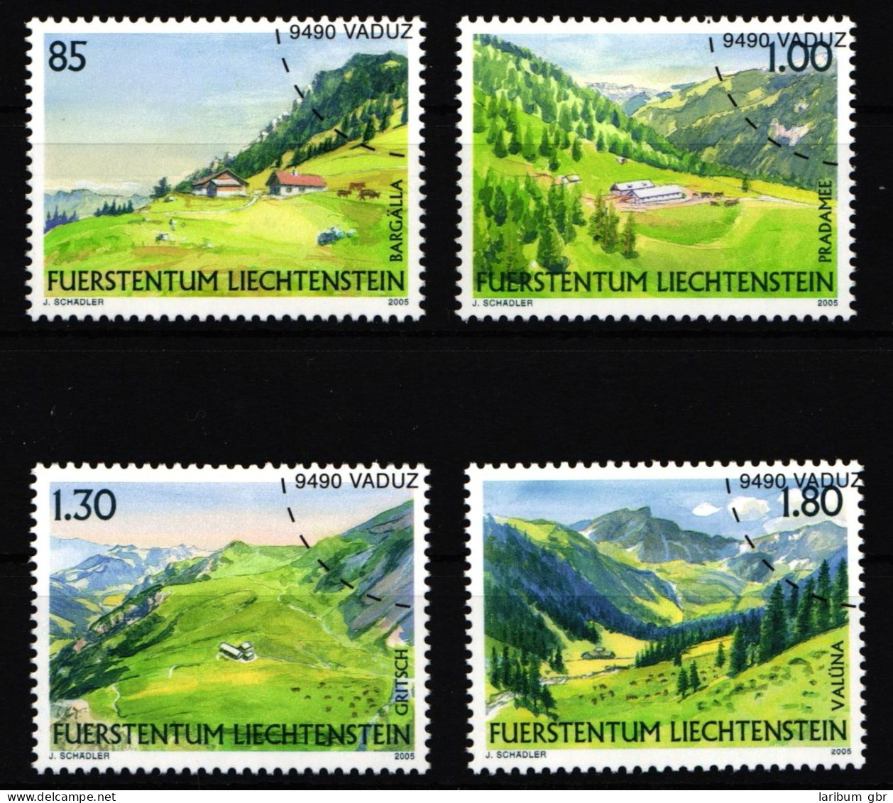 Liechtenstein 1383-1386 Gestempelt Ersttagssonderstempel #JI073 - Sonstige & Ohne Zuordnung