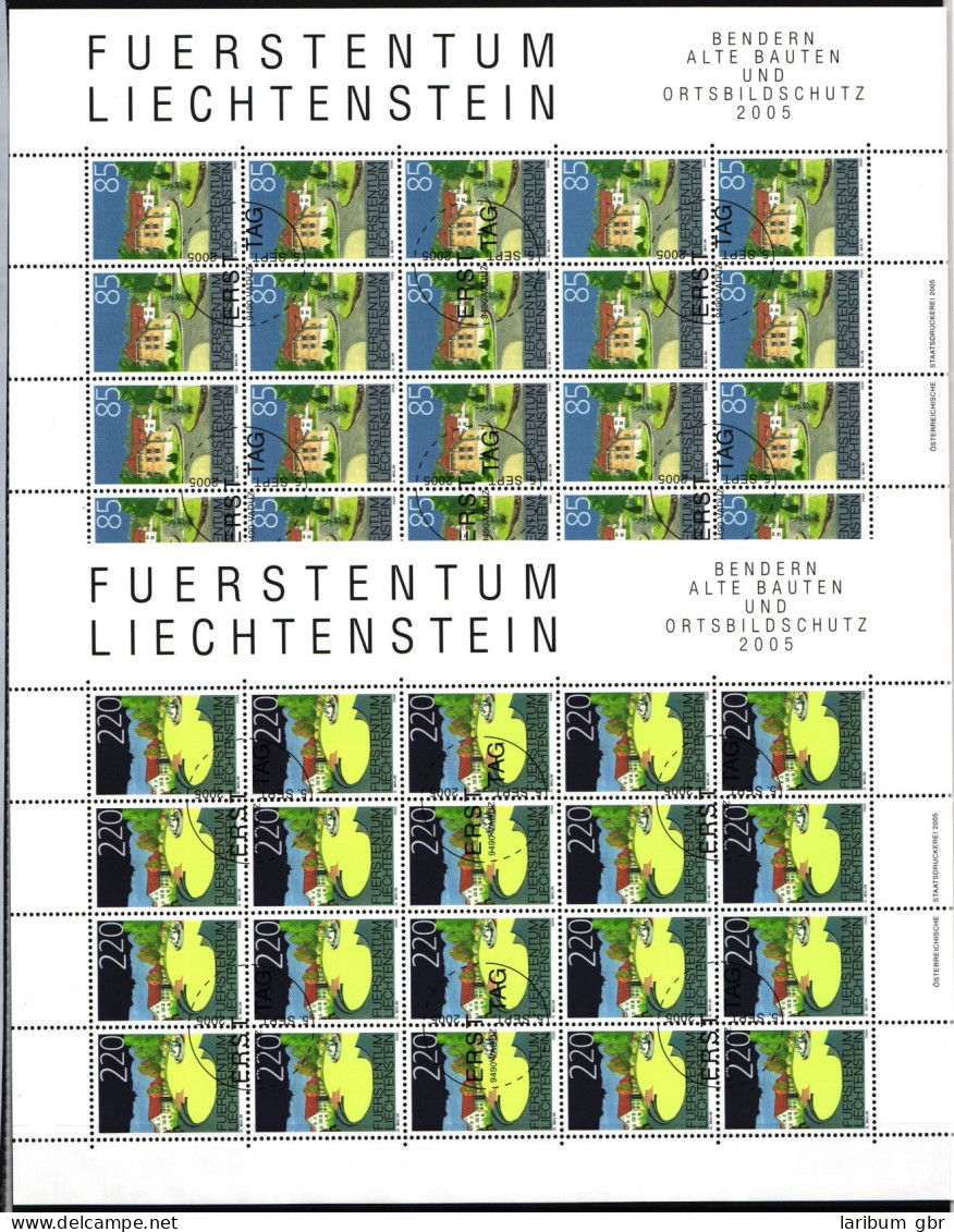 Liechtenstein 1387-1388 Gestempelt Als Kleinbögen, Ersttagssonderstempel #JI069 - Altri & Non Classificati