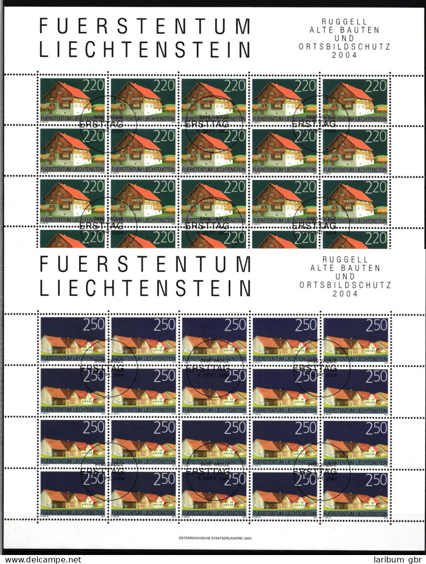 Liechtenstein 1355-1356 Gestempelt Als Keinbögen, Ersttagssonderstempel #JI092 - Altri & Non Classificati