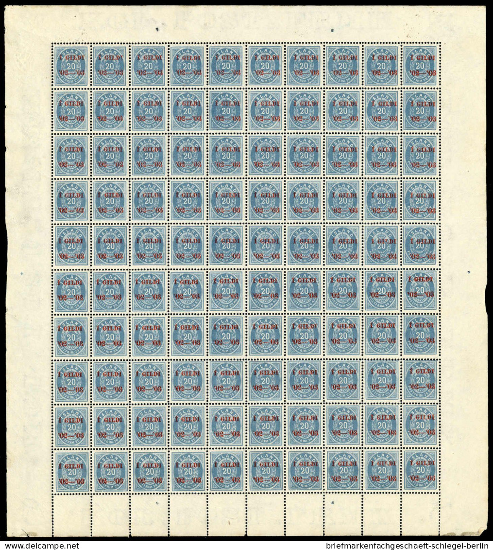 Island, 1902, 30 B (100), Postfrisch - Altri & Non Classificati