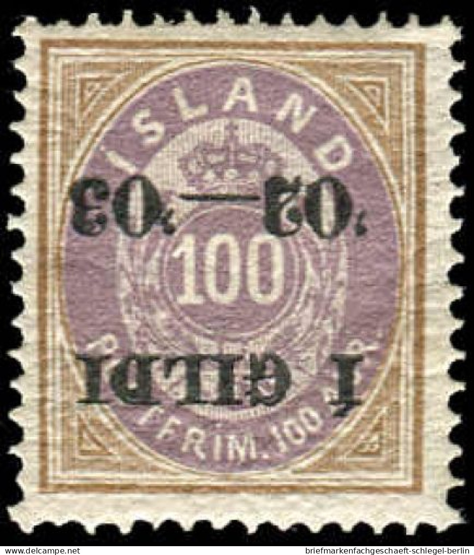 Island, 1902, 34 A (K), Ungebraucht - Sonstige & Ohne Zuordnung