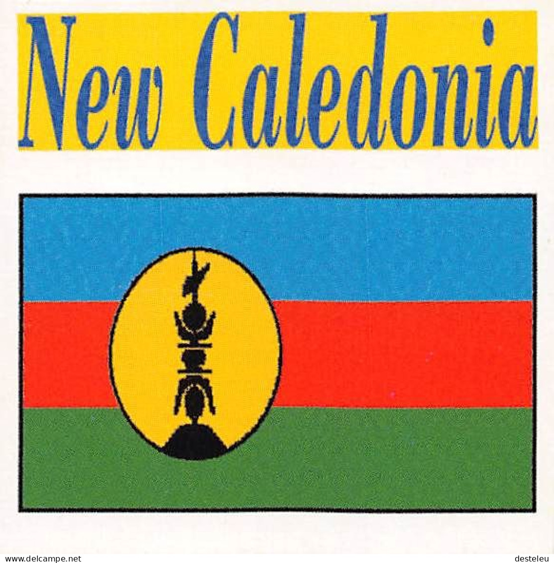 Flag Chromo - New Caledonia - 5 X 5 Cm - Other & Unclassified