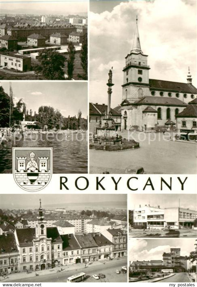 73857647 Rokycany Rokitzan CZ Orts Und Teilansichten Kirche  - Czech Republic