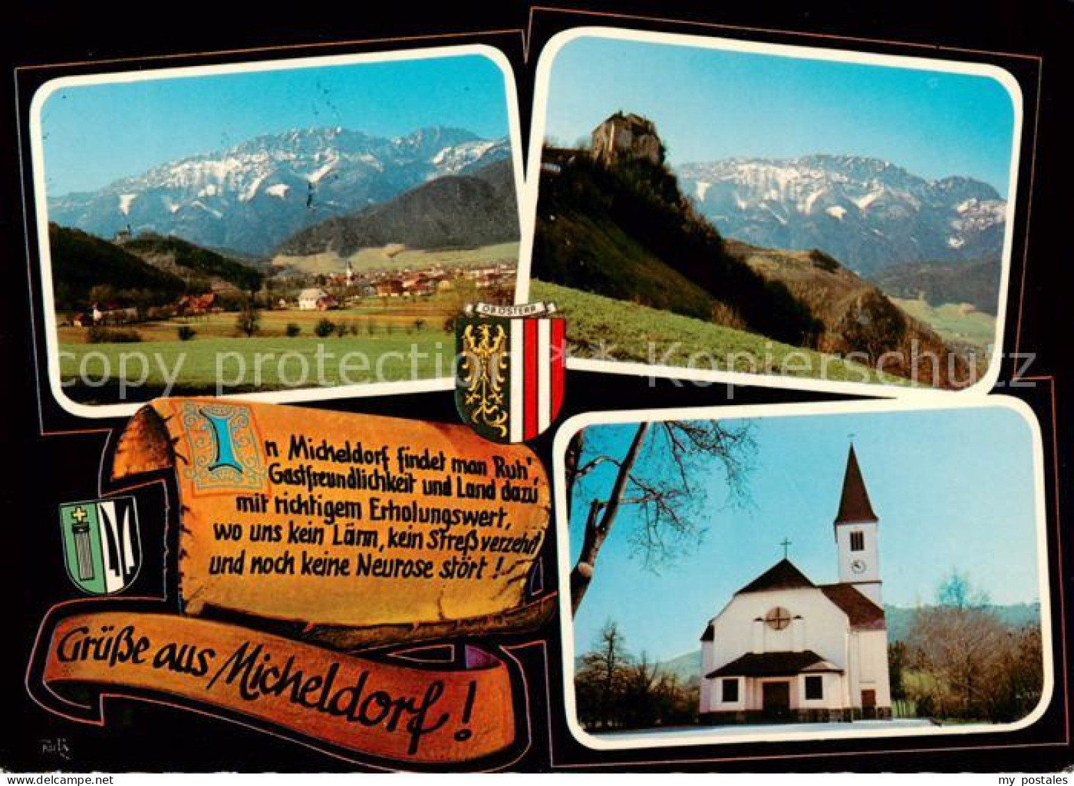 73857637 Micheldorf  Oberoesterreich AT Panorama Mit Kremsmauer Alt Pernstein Ki - Sonstige & Ohne Zuordnung