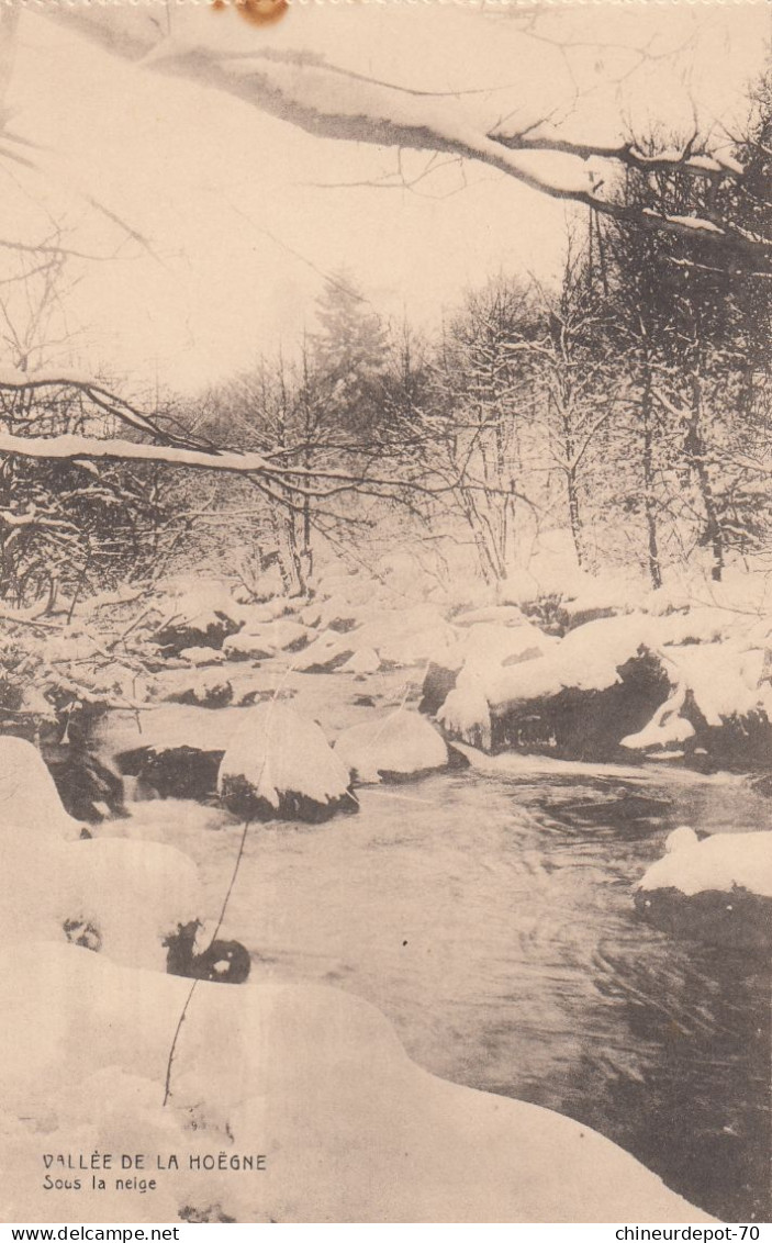 ENVIRONS DE SPA  VALLEE DE LA HOEGNE EN HIVER - Spa