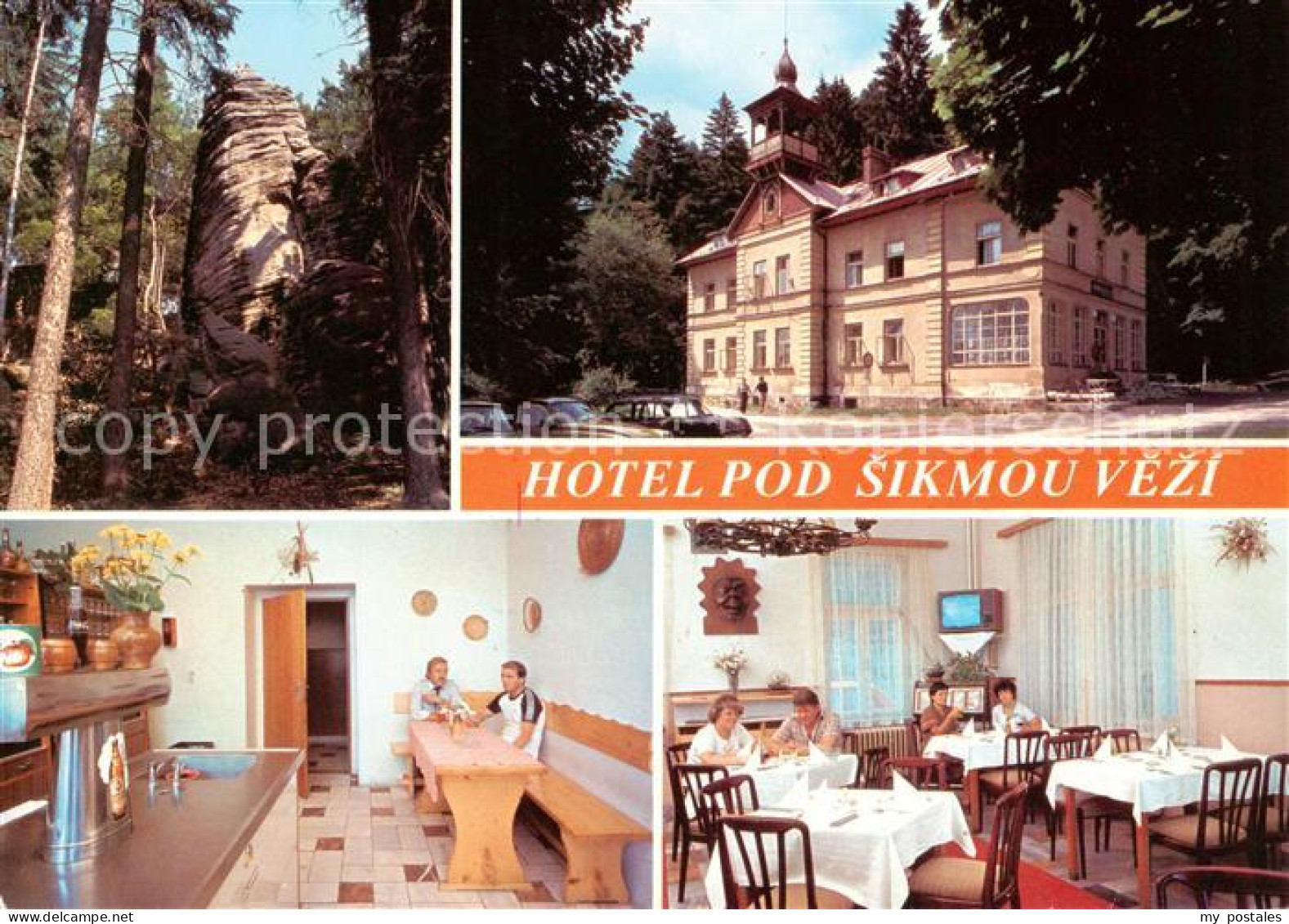 73857587 Prachovske Skaly Hotel Pod Sikmou Vezi Appartement Gaststube Felsformat - Czech Republic