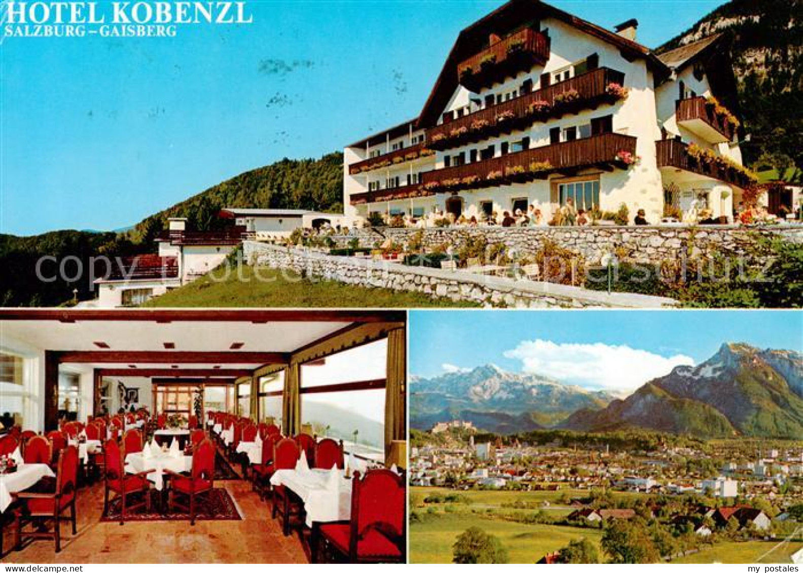 73857570 Gaisberg Salzburg AT Hotel Kobenzl Gastraum Panorama  - Autres & Non Classés