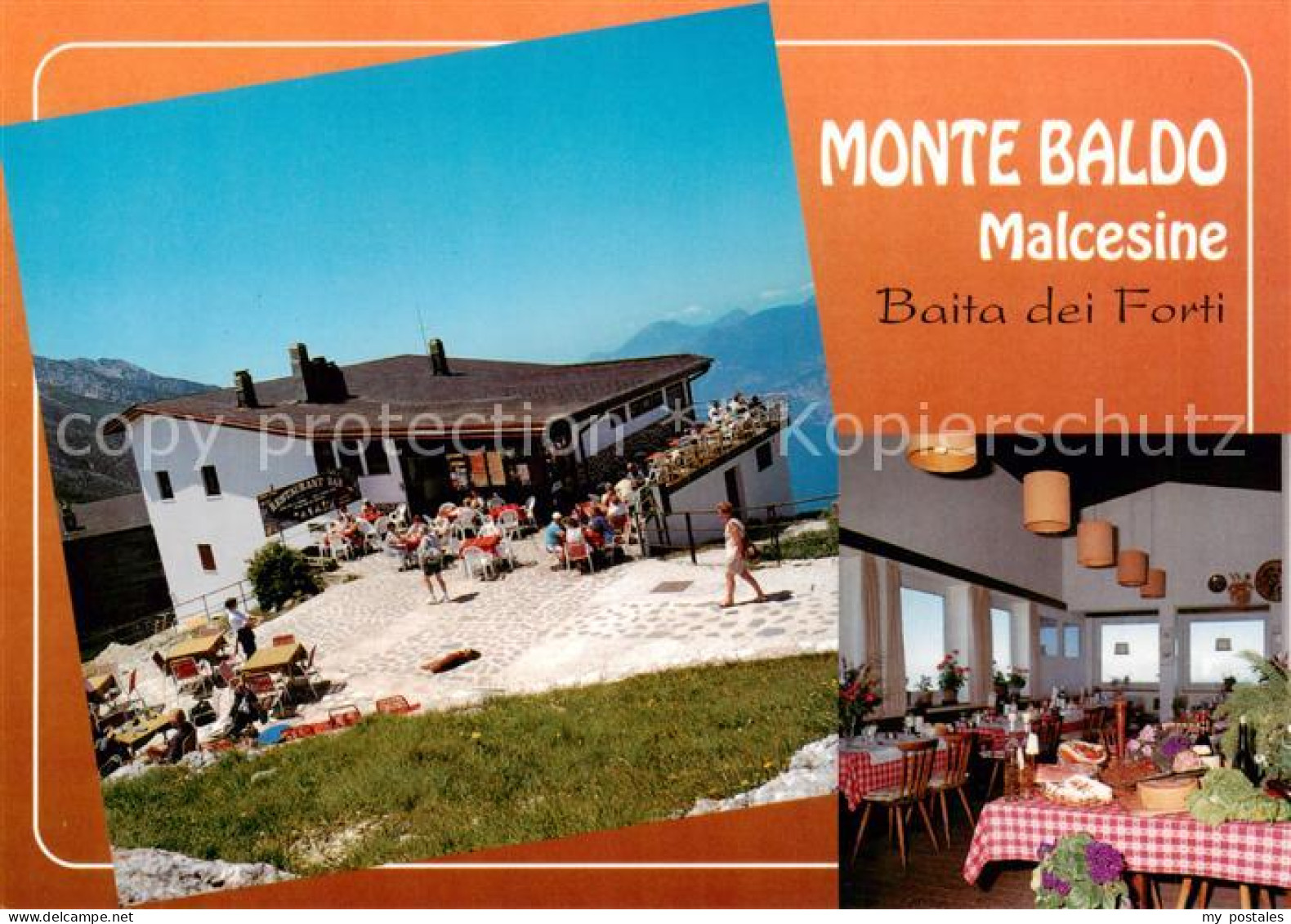 73857551 Malcesine Lago Di Garda Monte Baldo Baita Dei Forti Restaurant Terrasse - Autres & Non Classés