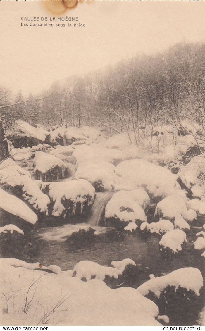 ENVIRONS DE SPA  VALLEE DE LA HOEGNE EN HIVER - Spa