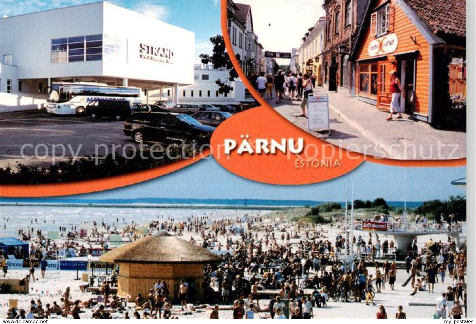 73857526 Paernu Estonia Strand Strasse Promenade  - Estonia