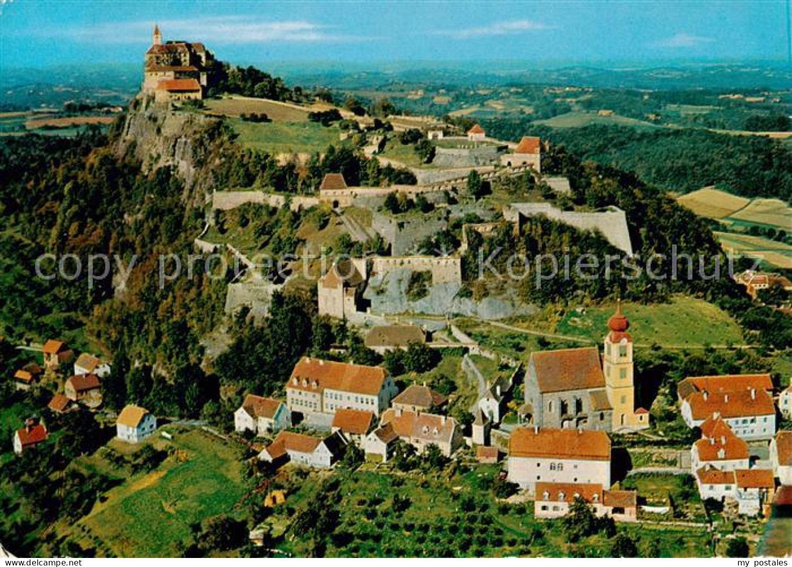 73857361 Riegersburg Panorama Ansicht Mit Burg Riegersburg - Autres & Non Classés