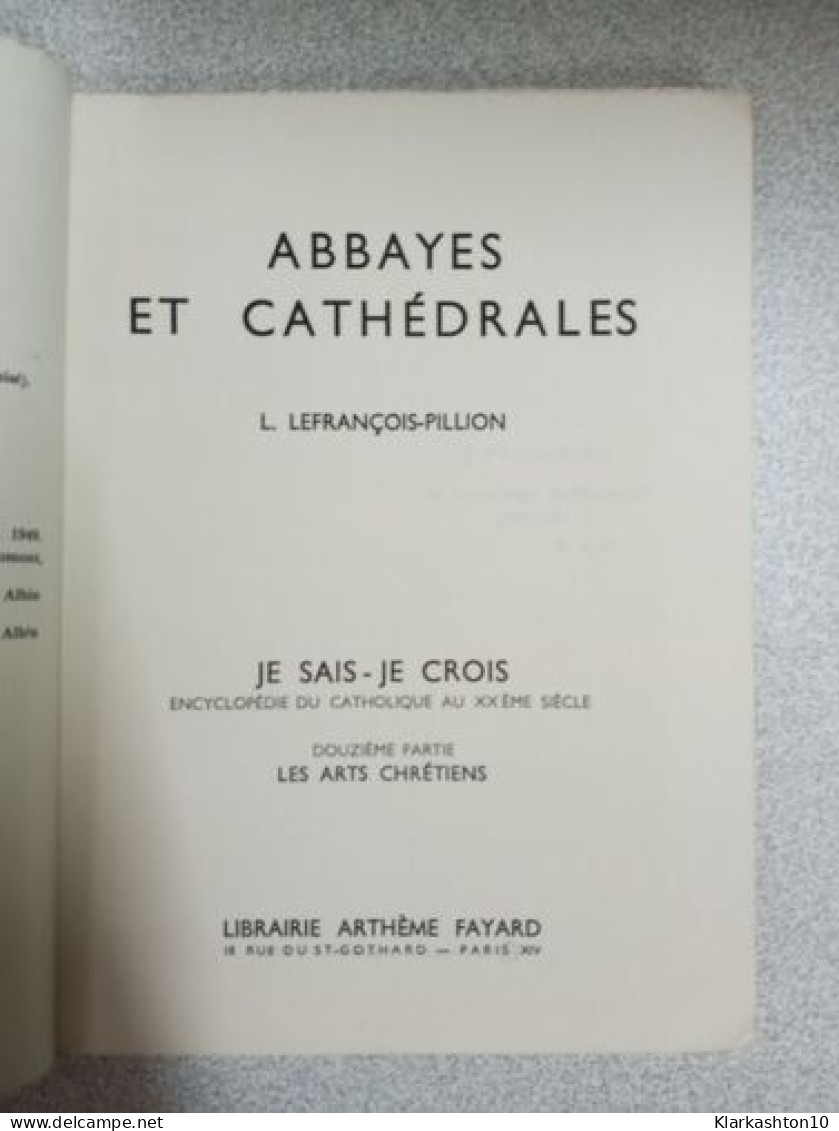 Abbayes Et Cathédrales - Other & Unclassified