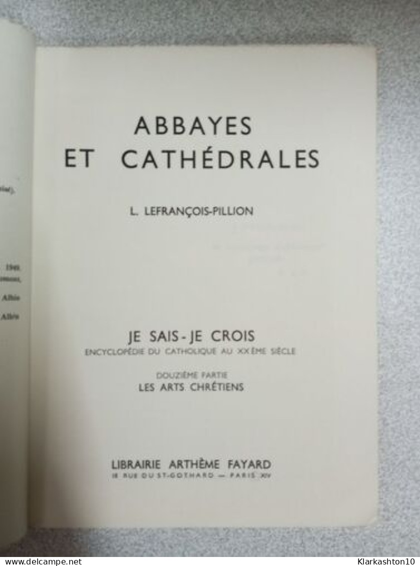 Abbayes Et Cathédrales - Autres & Non Classés