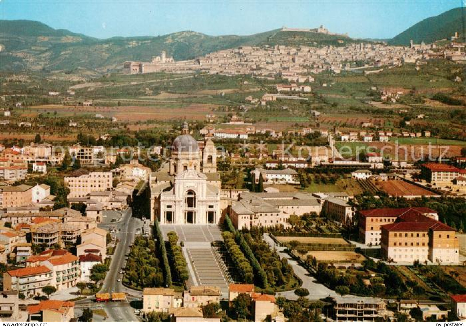 73857276 Assisi Umbria Panorama Chiesa Santa Maria Degli Angeli Veduta Aerea Ass - Otros & Sin Clasificación