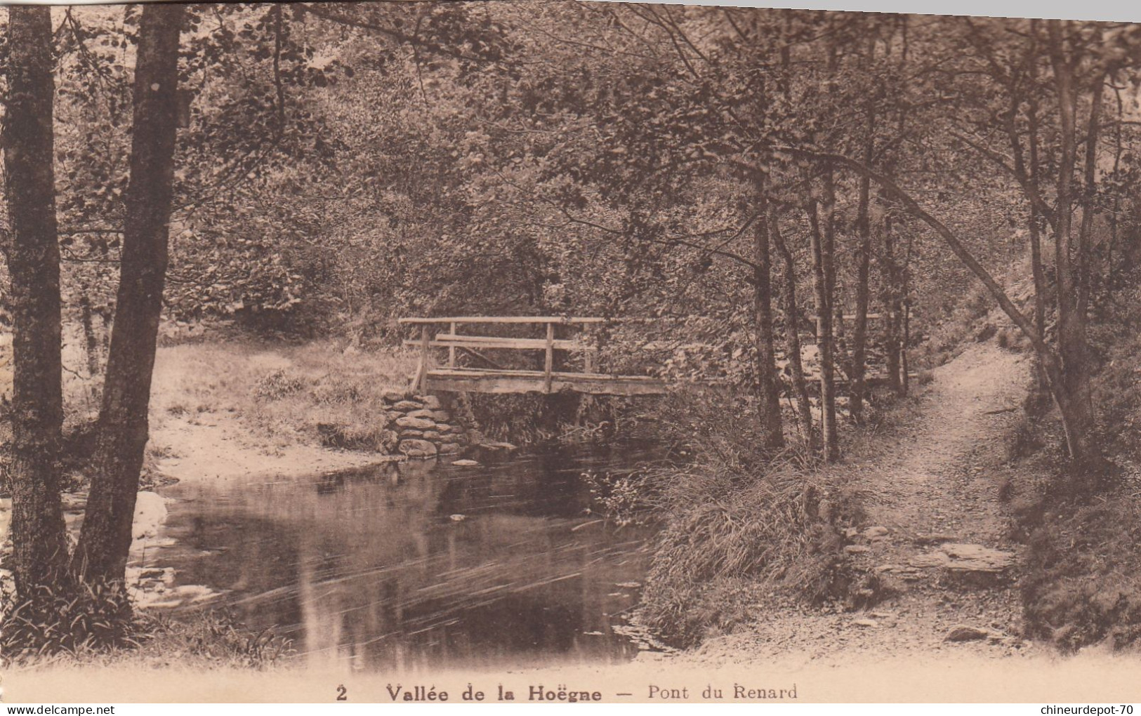 ENVIRONS DE SPA  VALLEE DE LA HOEGNE  PONT DU RENARD - Spa