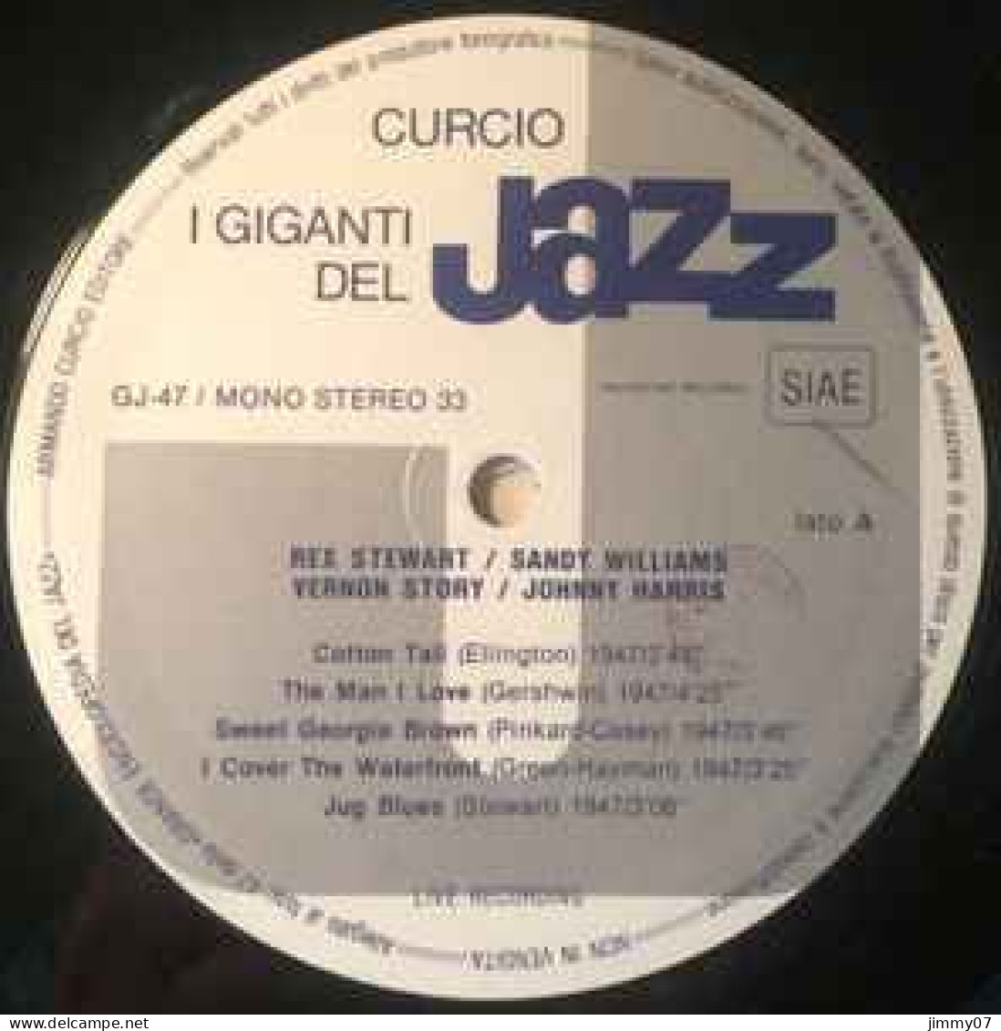 Rex Stewart / Sandy Williams / Vernon Story / Johnny Harris - I Giganti Del Jazz Vol. 47 (LP, Mono) - Jazz