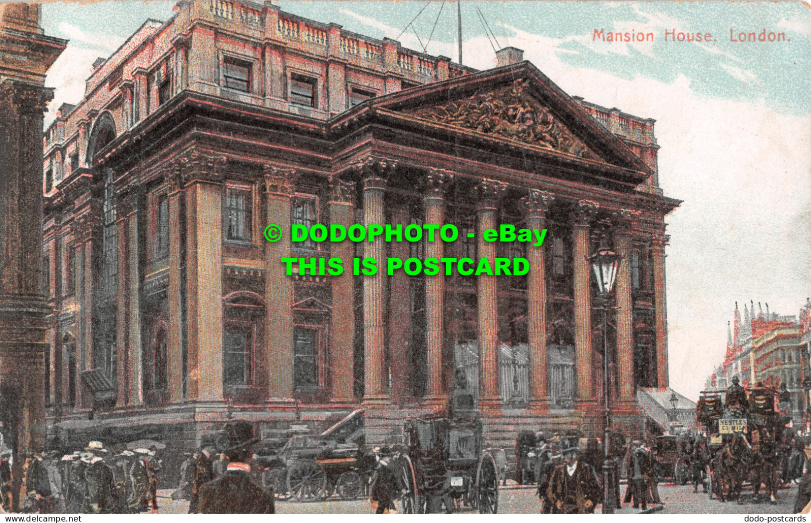 R511941 London. Mansion House. Postcard - Other & Unclassified