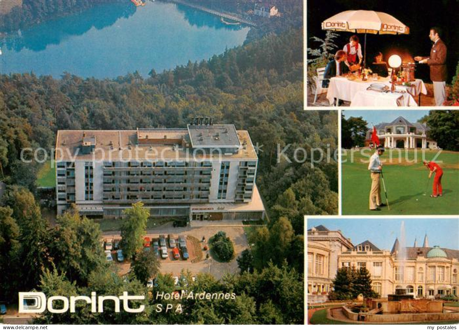 73857057 Spa Belgium Dorint Hotel Ardennes Luftaufnahme Restaurant Golf Brunnen  - Spa