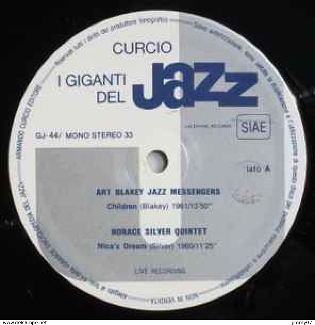 Art Blakey / Freddie Hubbard / Horace Silver / Max Roach - I Giganti Del Jazz Vol. 44 (LP, Comp) - Jazz