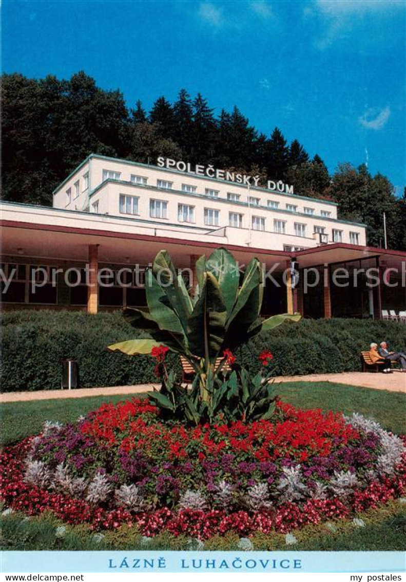 73857011 Lazne Luhacovice Bad Luhatschowitz CZ Spolecensky Dum Kurhotel Park  - Czech Republic