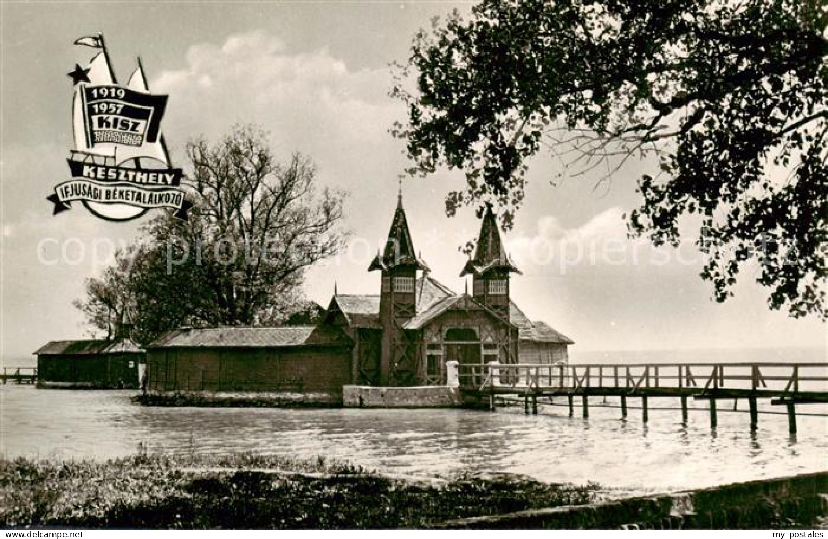 73857007 Keszthely Kesztely Balaton Plattensee HU Ifjusagi Beketalalkozo  - Hongarije