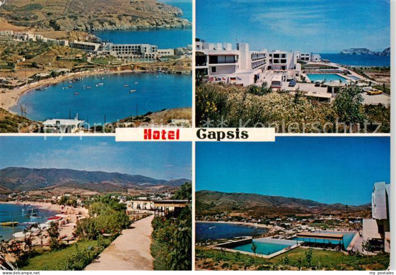 73856979 Crete  Kreta Greece Hotel Gapsis Fliegeraufnahme Teilansichten  - Grecia