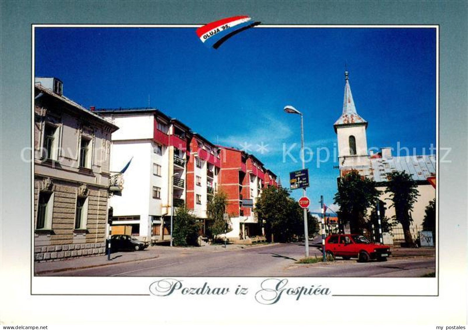 73856954 Gospic Croatia Ortspartie Kirche  - Croatia