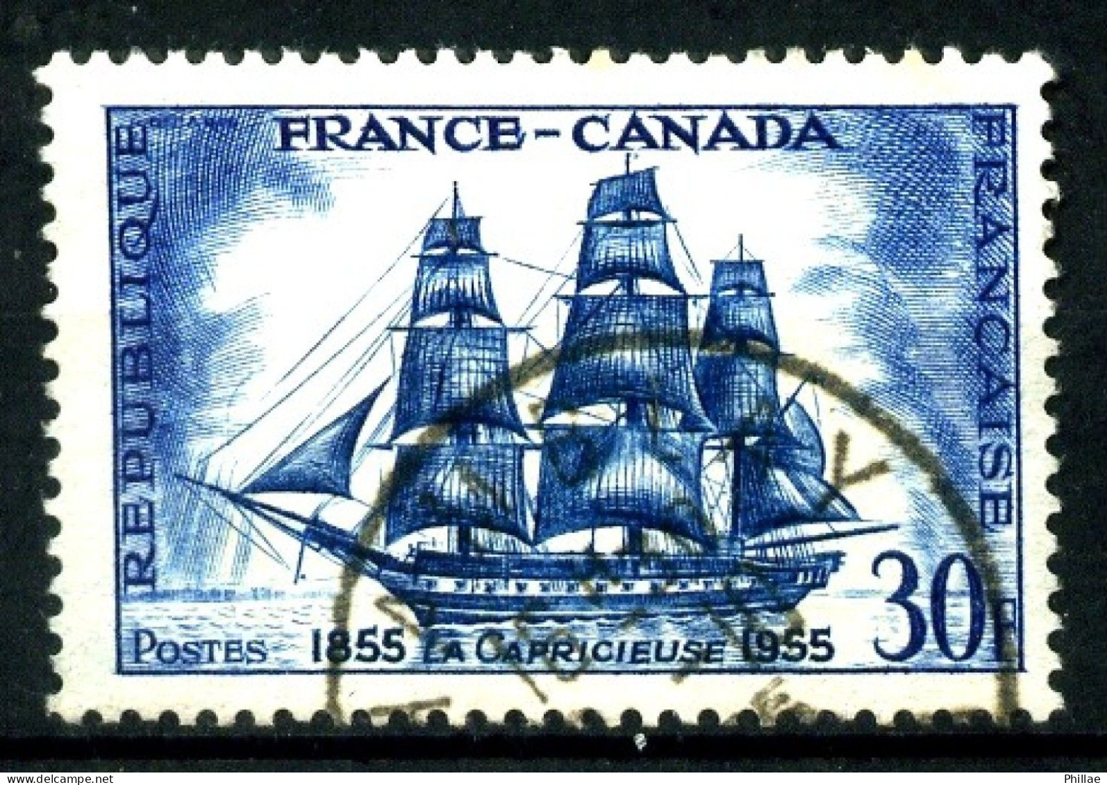 1035 - France-Canada - Oblitéré - TB - Usados