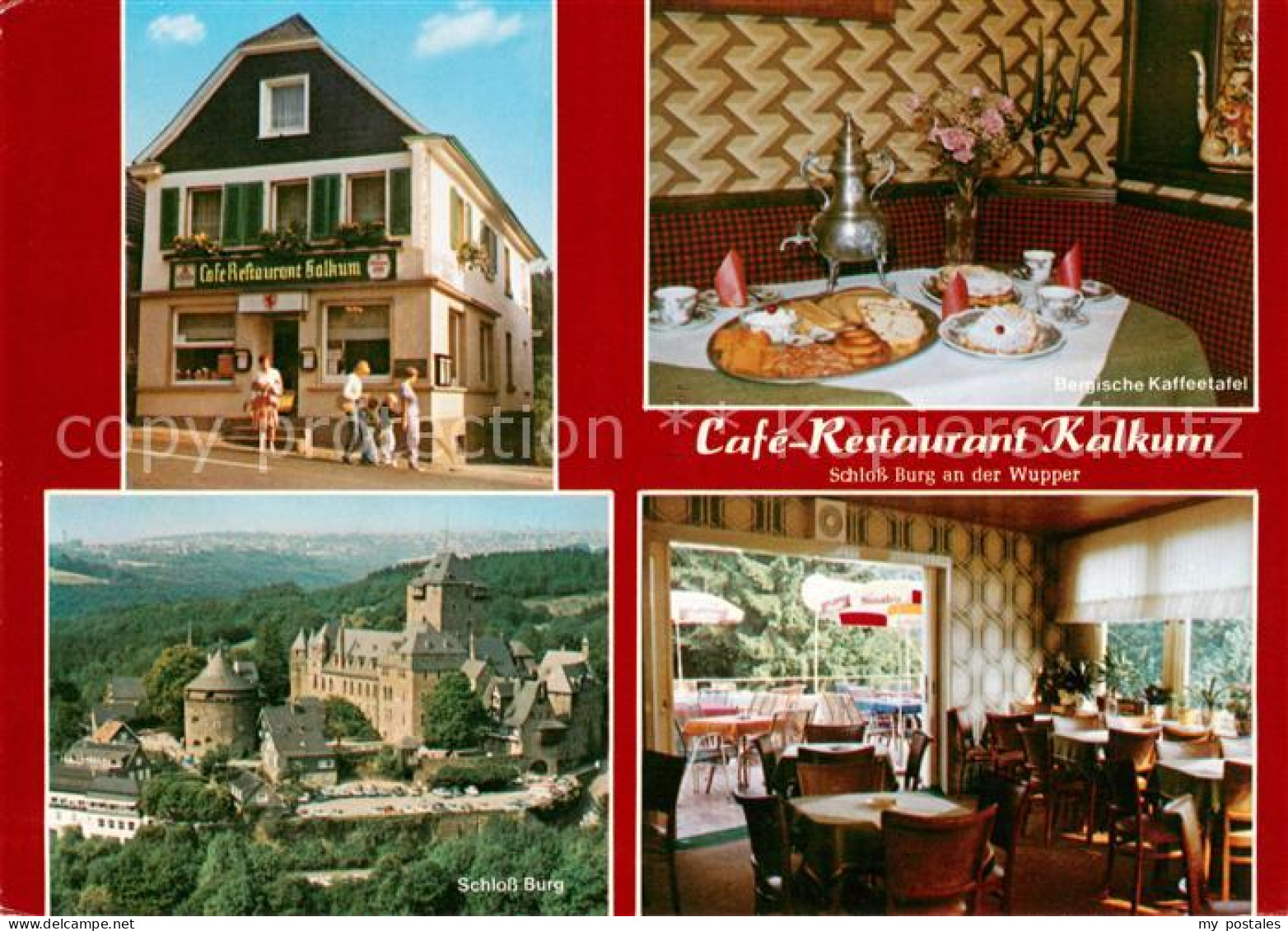 73856775 Burg Wupper Cafe Restaurant Kalkum Schloss Burg Gaststube Bergische Kaf - Solingen